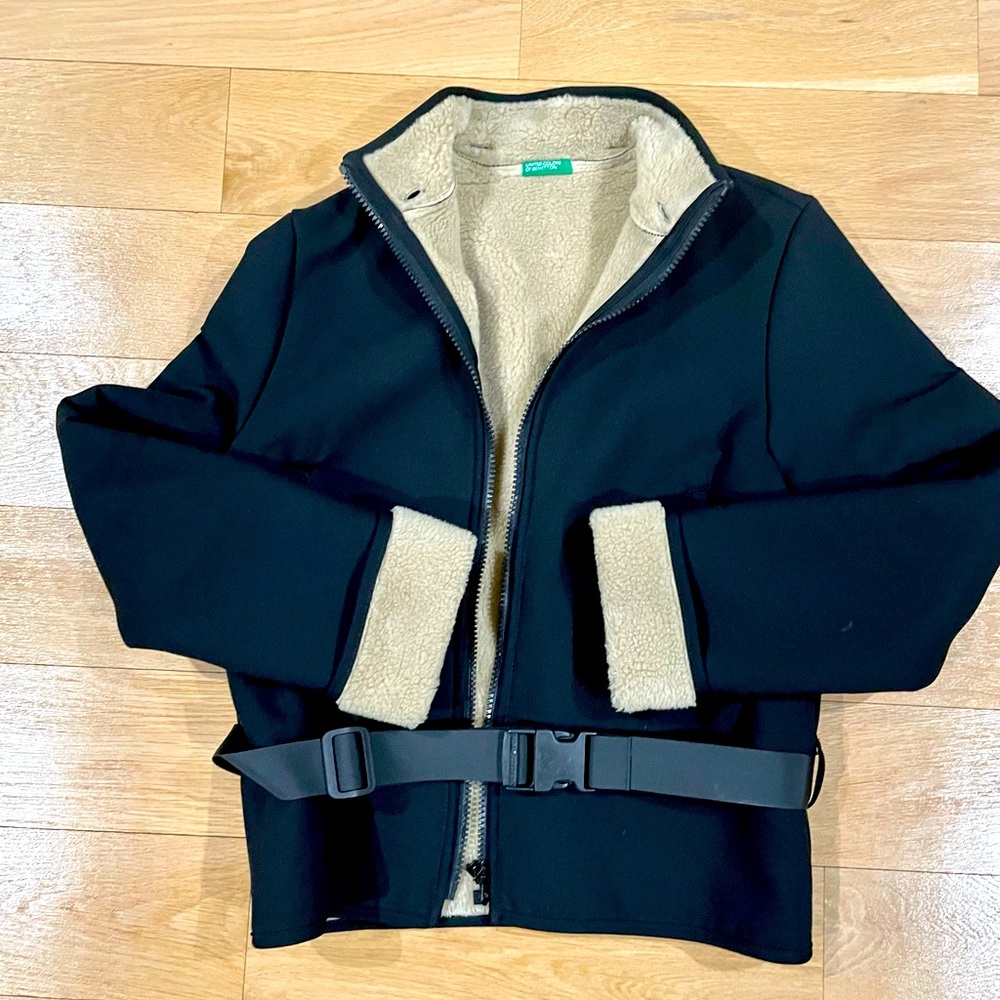 BOMBER SHERPA JACKET Benetton